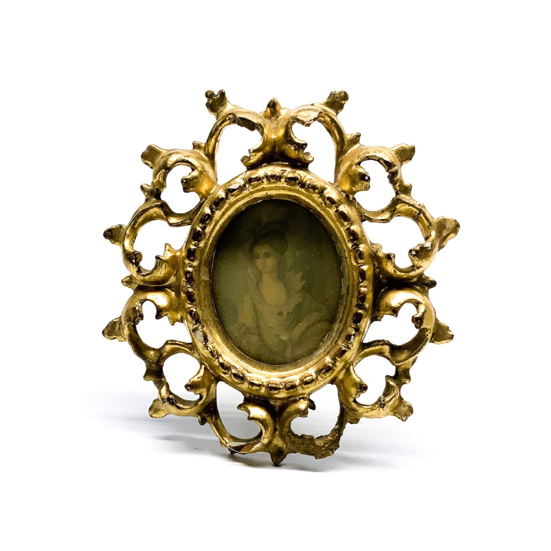 French Rococo Style Gilt Wood & Gesso  Frame (1 of 7)