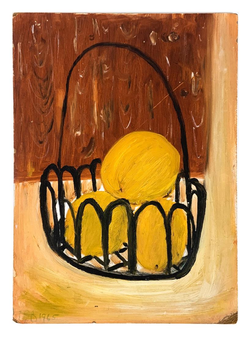 LEMONS 1965 Original Painting by David Eugene Bell (1 of 5)