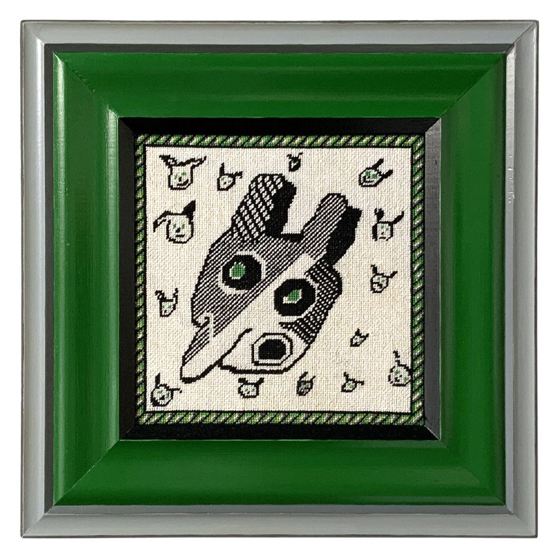 Needlework of Many Faces by David Bell 1921-2006 (1 of 3)