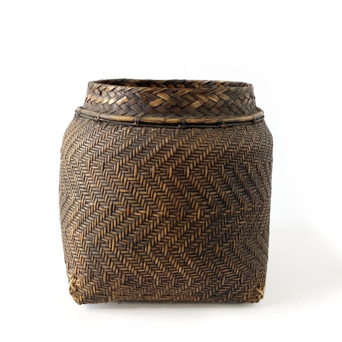 Vintage Large Asian Woven Basket (1 of 5)