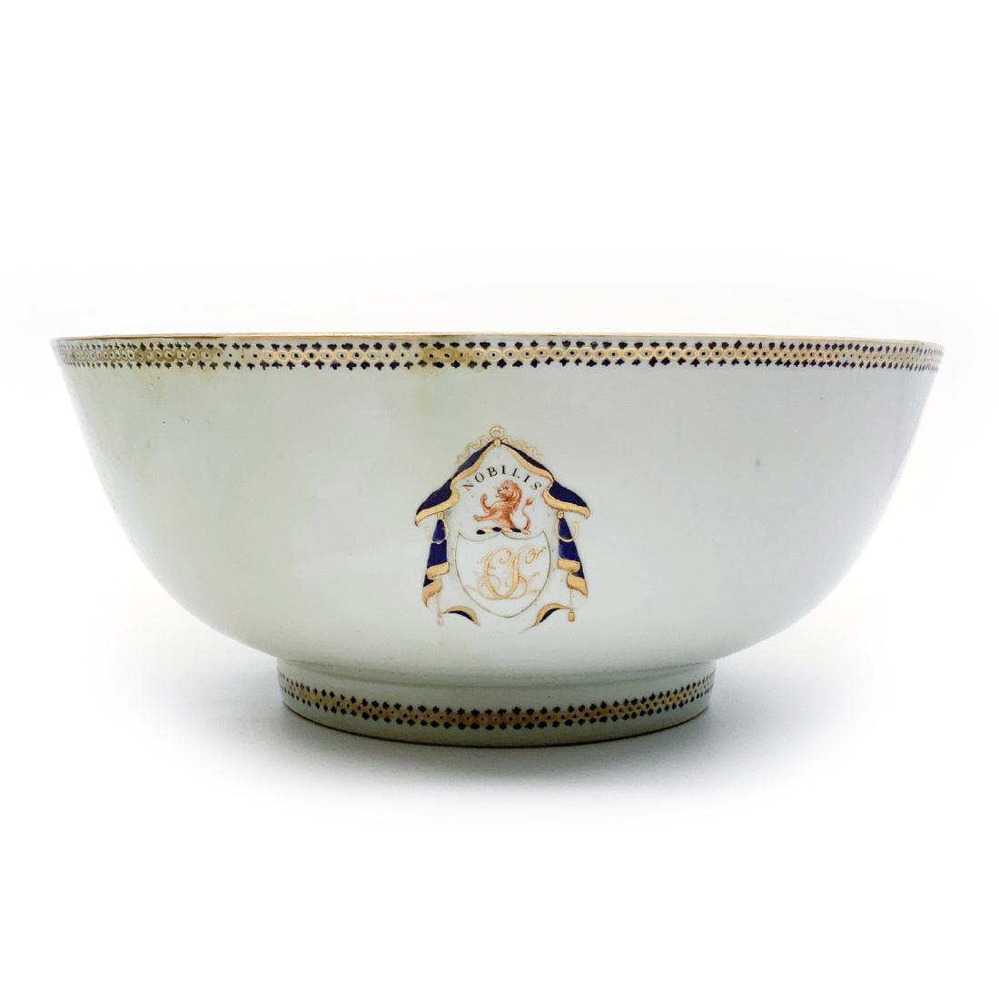 Early 18th Century Export Punch Bowl (1 of 13)