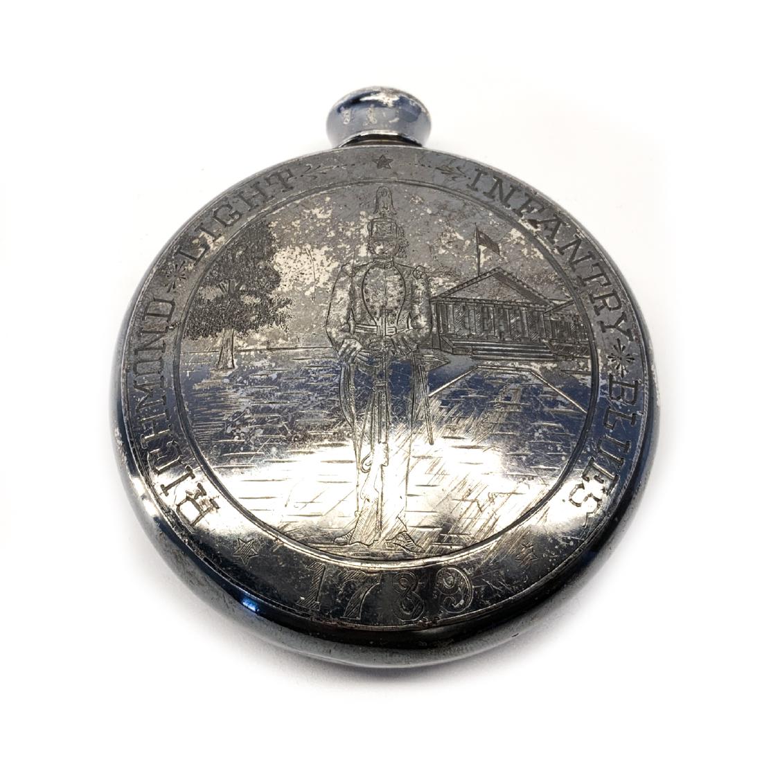 Antique Richmond Light Infantry Flask (1 of 6)