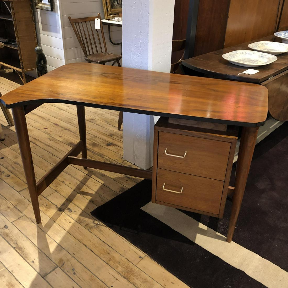 Mid-Century Modern Martinsville Walnut Desk (1 of 11)