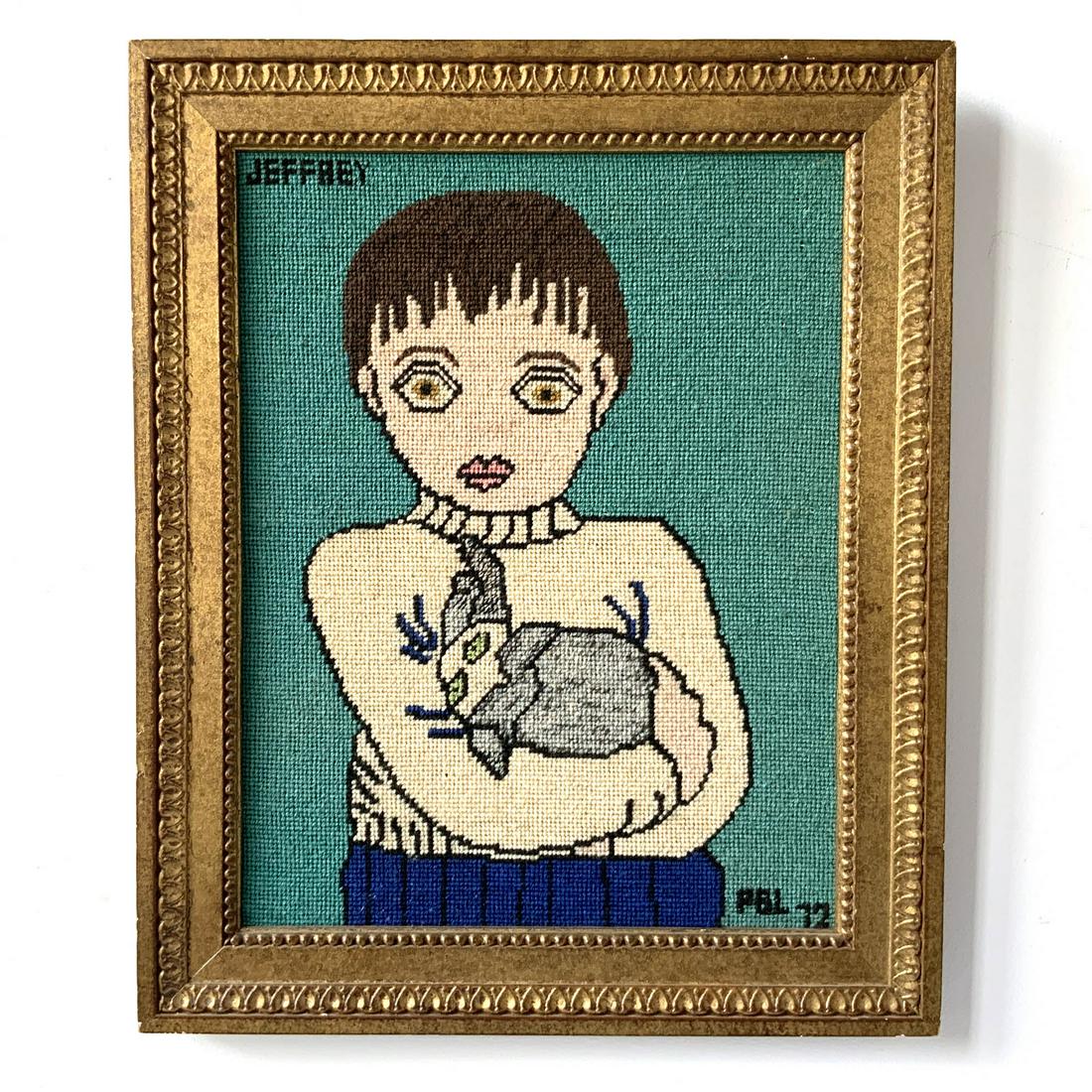 Folk Art 1972 Needlework -Jeffrey by PBL (1 of 5)