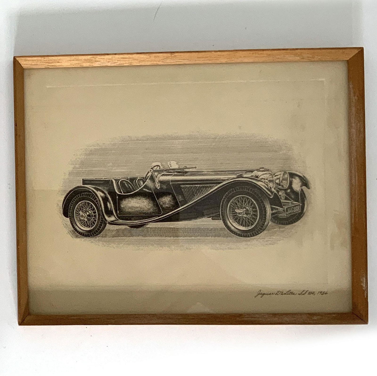 Vintage Jaguar 1936 SS 100 2.5L Framed Print (1 of 3)