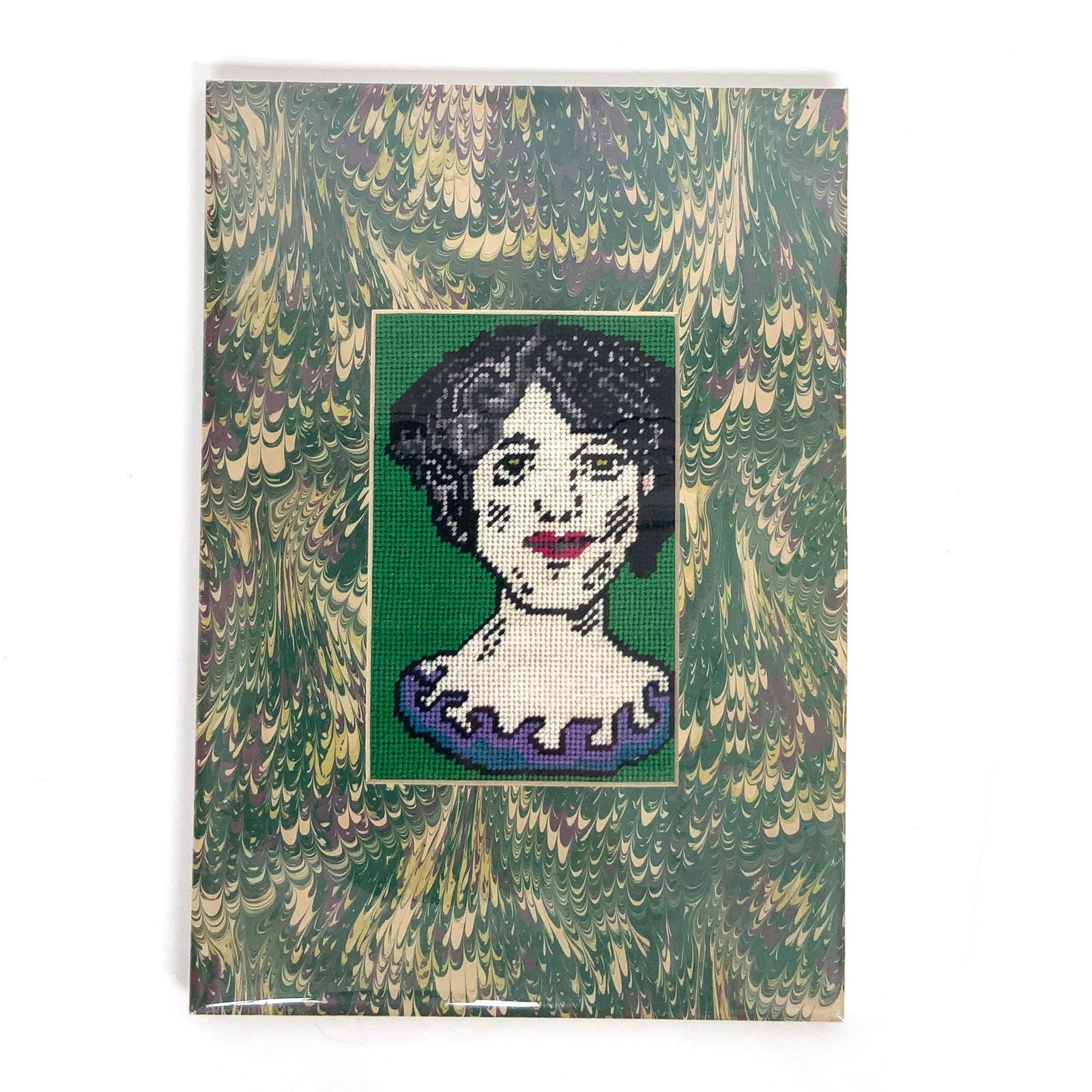 David Bell Folk Art Needlepoint - Elizabeth Taylor (1 of 4)