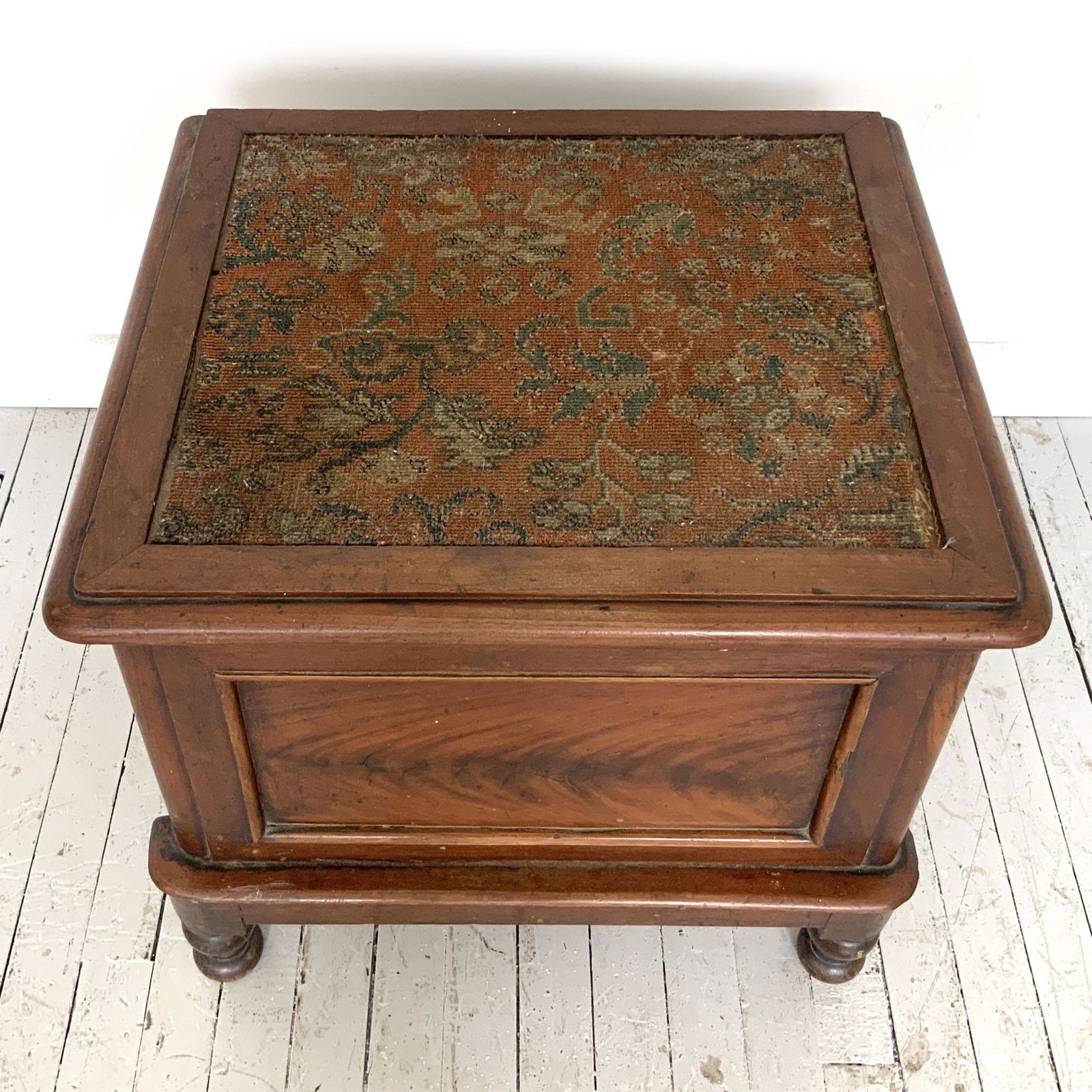 19th Century Mahogany & Walnut Chamber Pot & Pail (1 of 11)