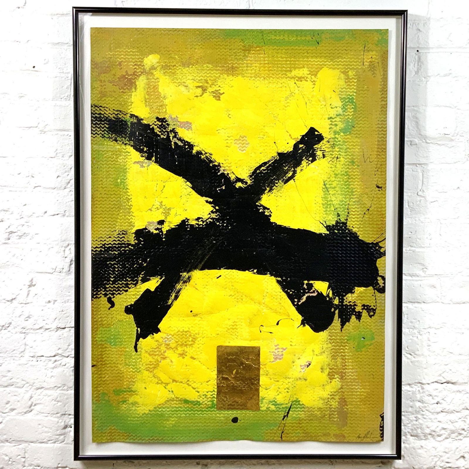 Framed Original Abstract by NYC Artist Marc Ashmore (1 of 5)