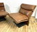Pair of Italian Mid Century Leather Chairs - 4