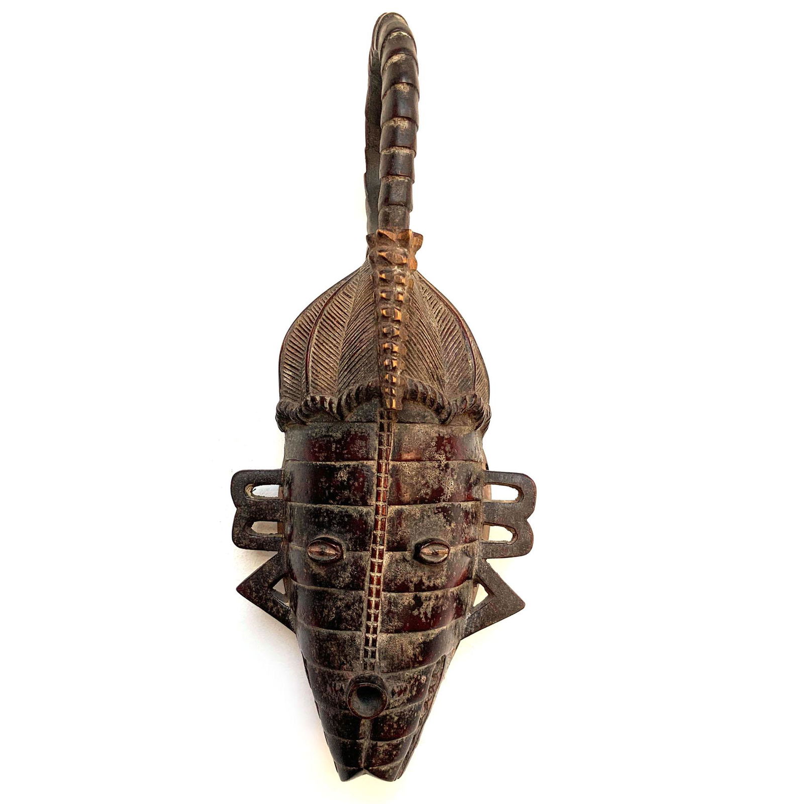 Ivory Coast Senufo Kepelie Dance Mask (1 of 4)