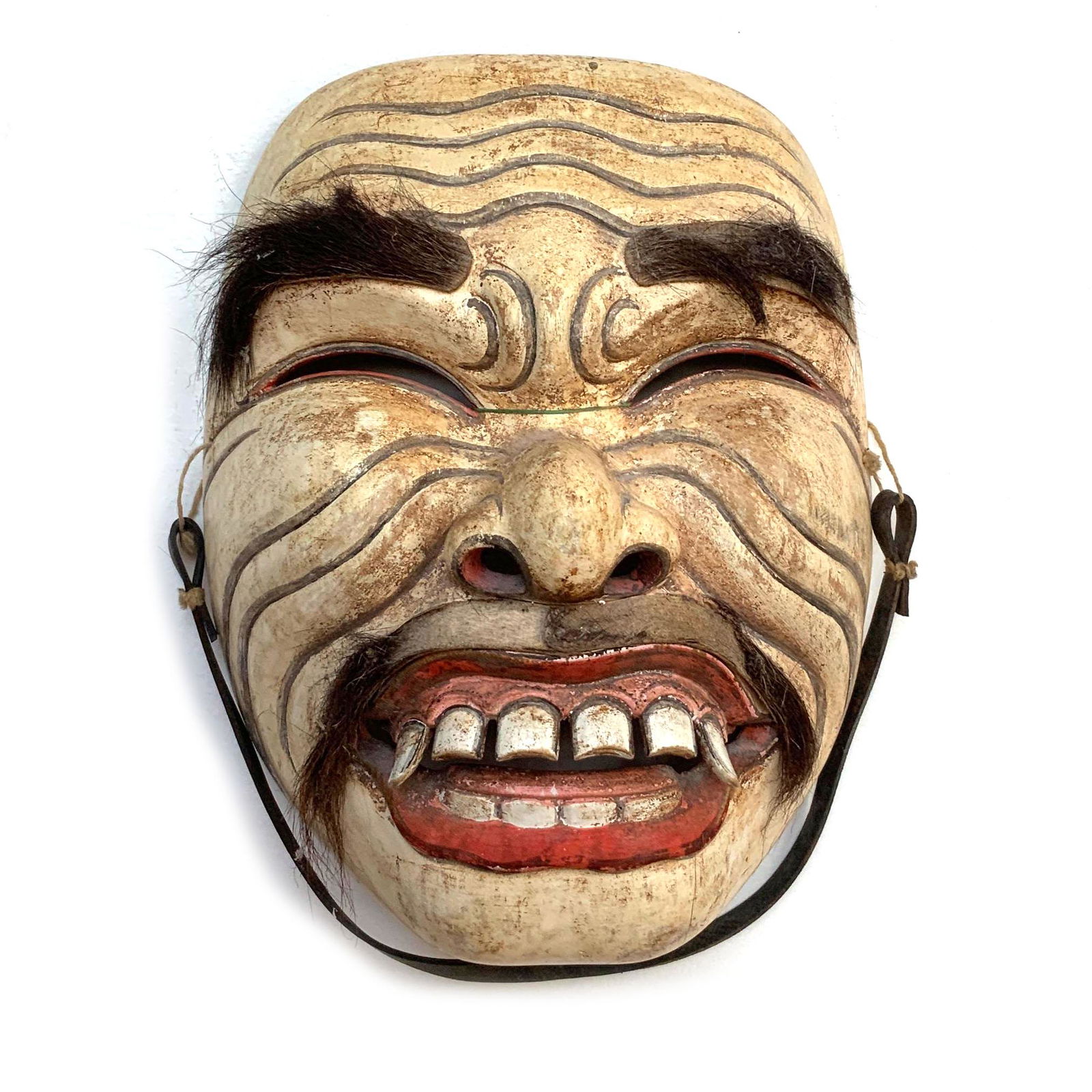 Vintage Old Wood Hand Carved Bali Dance Mask (1 of 4)