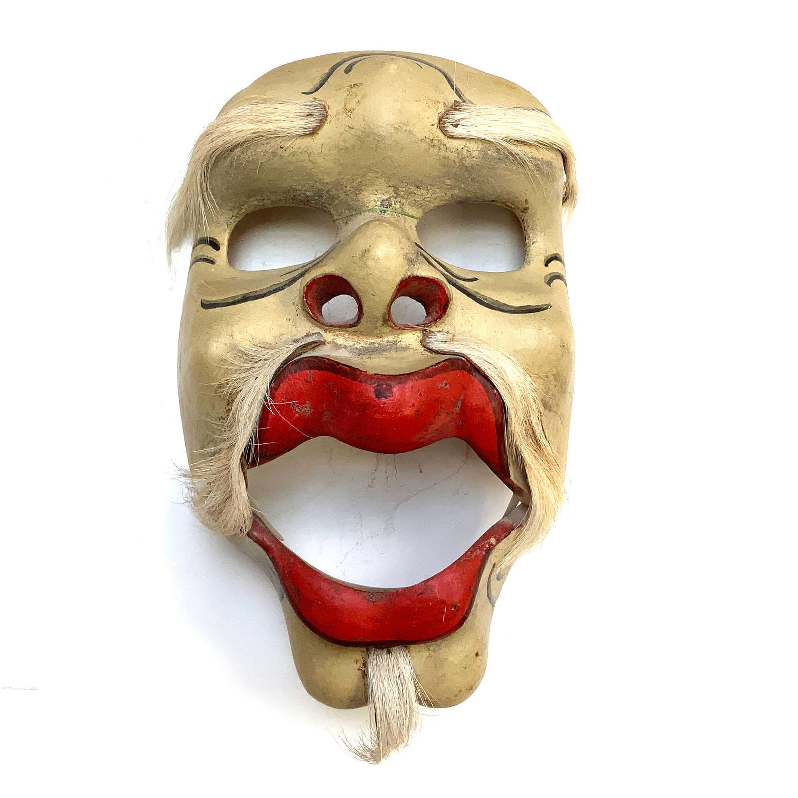 Vintage Wood Hand Carved Bali Dance Mask (1 of 4)