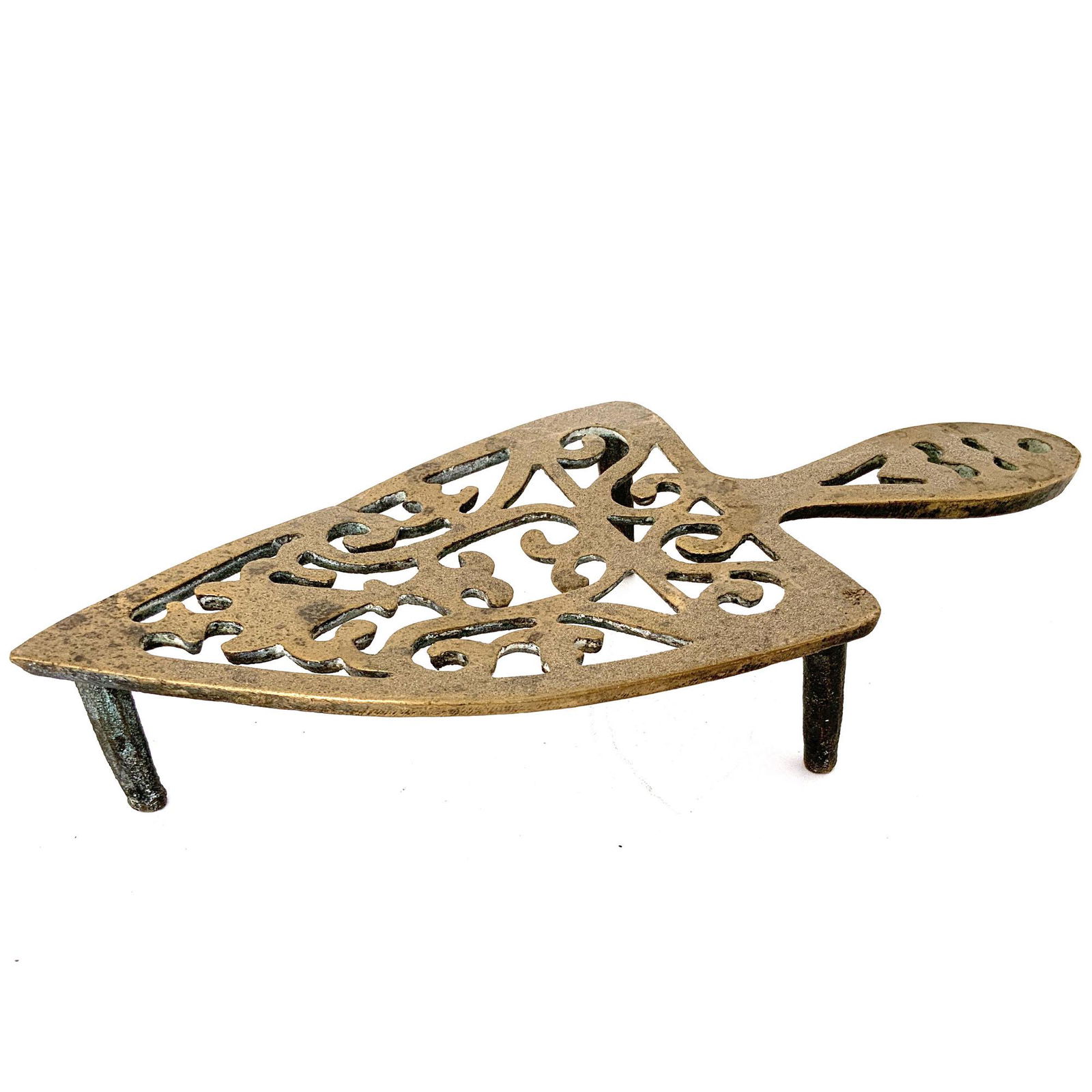 Antique Hot Pot Holder Brass (1 of 4)