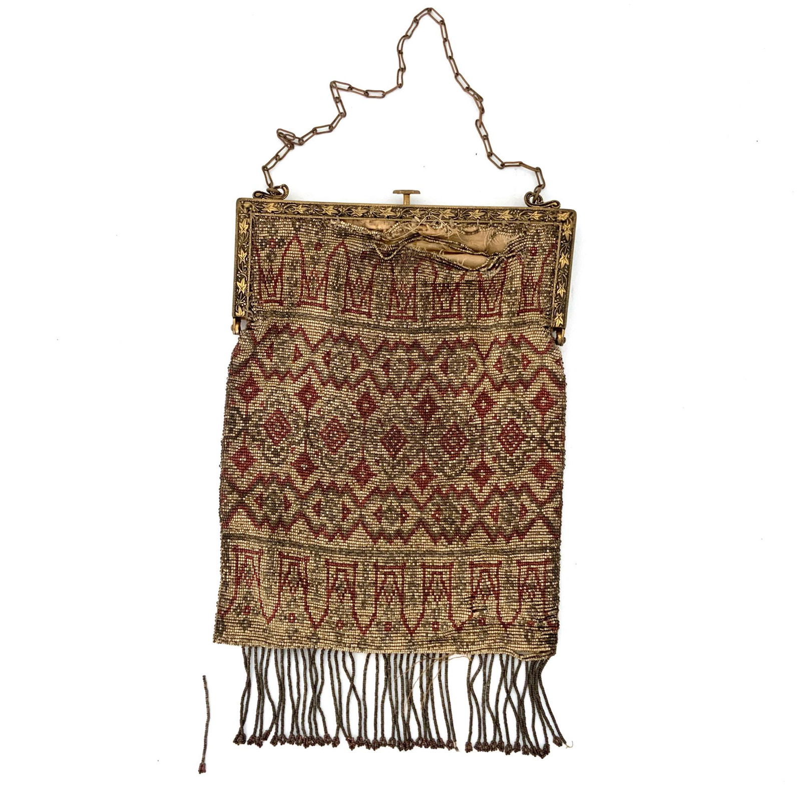 1920's Beaded Flapper Handbag / Purse (1 of 8)