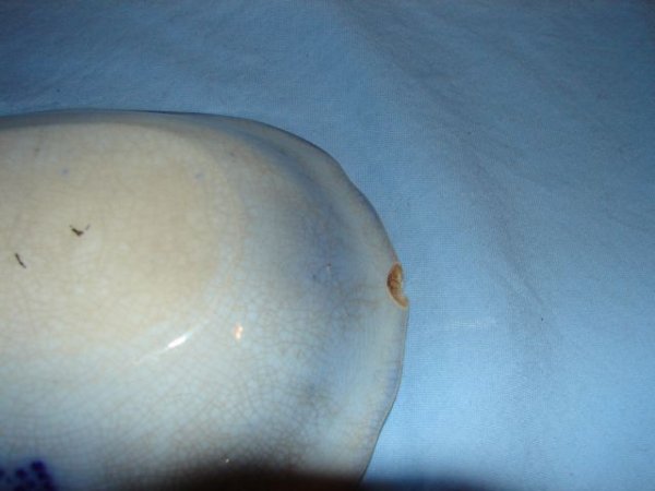 Flow blue potato bowls and egg cups - 3