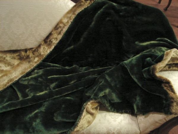 Sleigh Rug Blanket Double Sided Mohair