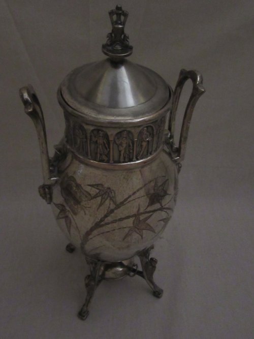 Antique Silverplate Reed & Barton Coffee Urn
