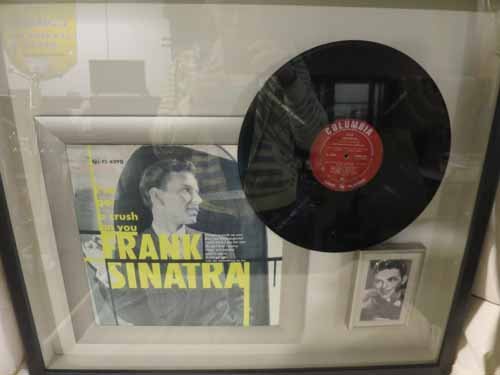 Frank Sinatra shadow box with record, picture, and (1 of 10)