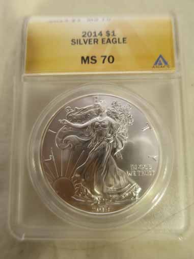 2014 Silver Eagle 1 Dollar (1 of 3)