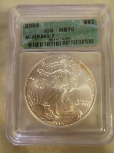 2004 1 Dollar Silver Eagle: 2004 1 Dollar Silver Eagle
