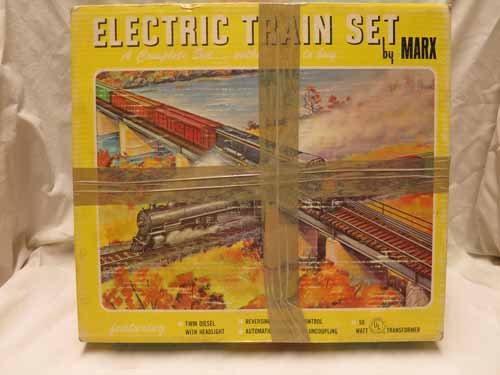 Electric Train Set by Marx #41822: Electric Train Set by Marx #41822