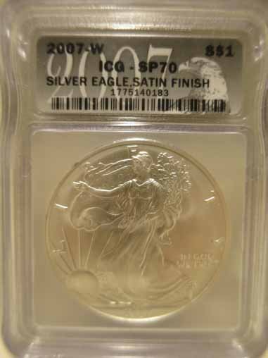 2007-W Silver Eagle ICG SP70 (1 of 2)