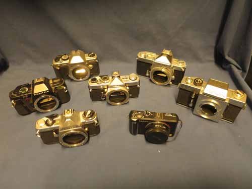 7 Cameras (2 Pentax, 1 Beseler Topcon, 1 Nikomat, 1 (1 of 10)