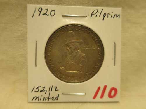 1920 Pilgrim Tercentennary Commemorative Half Dollar - (1 of 1)