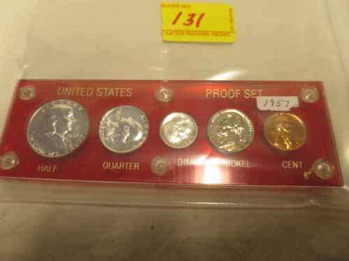 1957 PROOF Set in Capital holder (1 of 1)