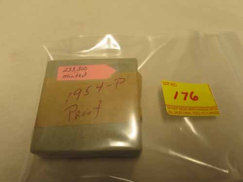 1954 US Proof Set in original Govt box - low mintage (1 of 1)