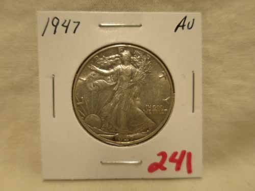 1947 Walking Liberty Half Dollar - Almost Uncirculated (1 of 1)