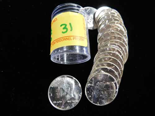 1967 Collection of Kennedy Half Dollar Coins (1 of 1)