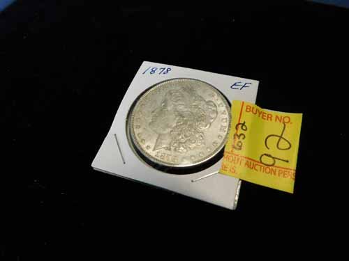 1878 Morgan Dollar Coin EF (1 of 2)