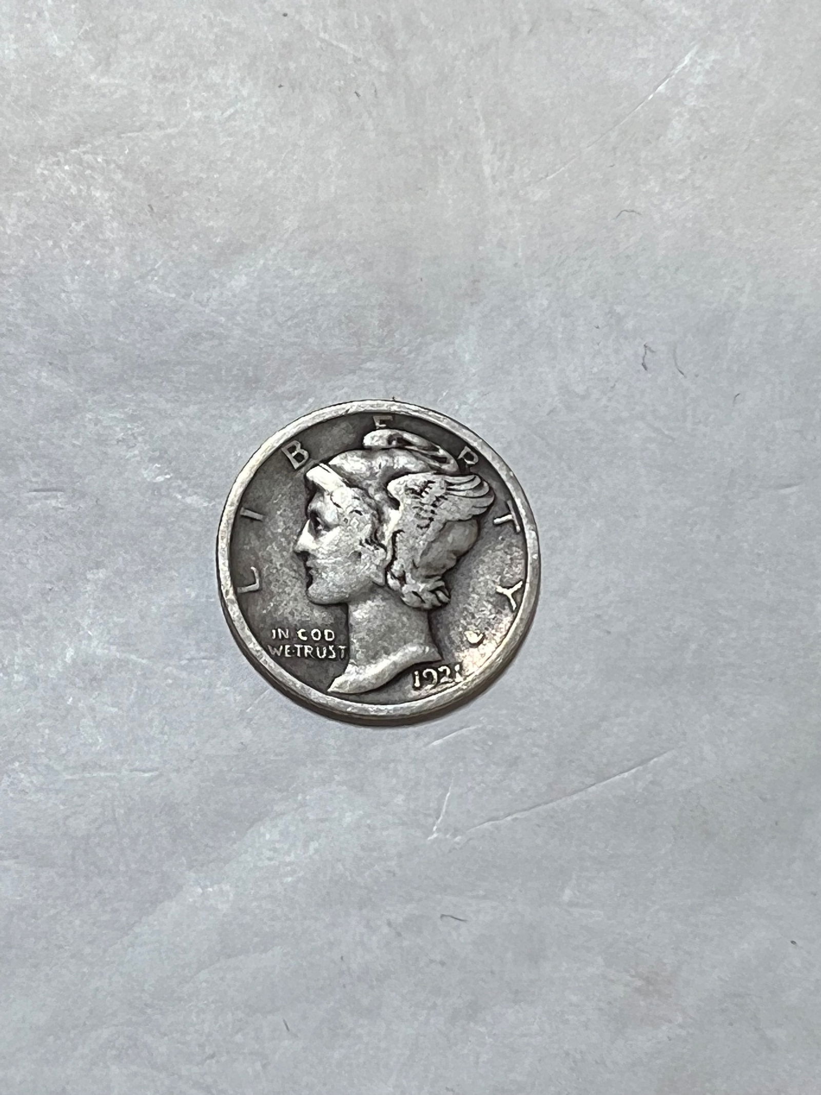 1921 Mercury Dime F Key Date (1 of 2)