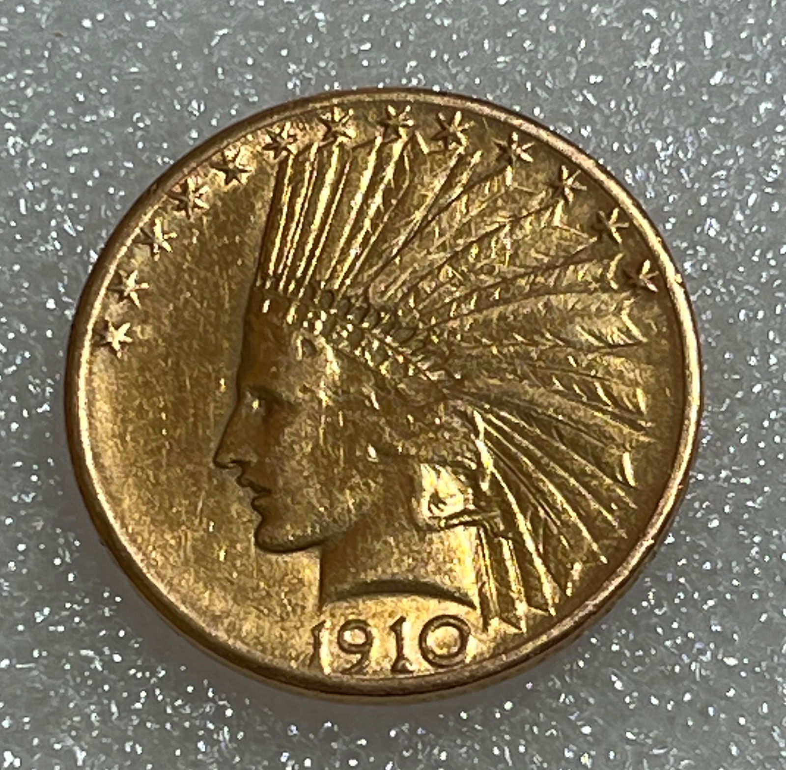 1910 S Gold Eagle $10 Indian Head (1 of 2)