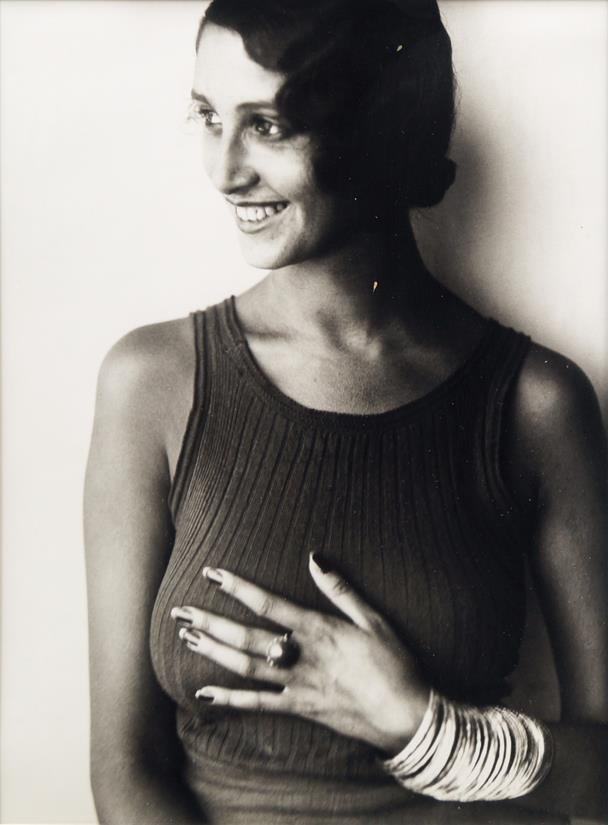 Jacques-Henri Lartique, French, (1894-1986), ''Renee,: Jacques-Henri Lartique, French, (1894-1986), ''Renee, Citane, Aout 1930'', silver gelatin print, blind stamped Donation JH Lartique, mounted framed and glazed, with inscribed estate stamp from The Ass