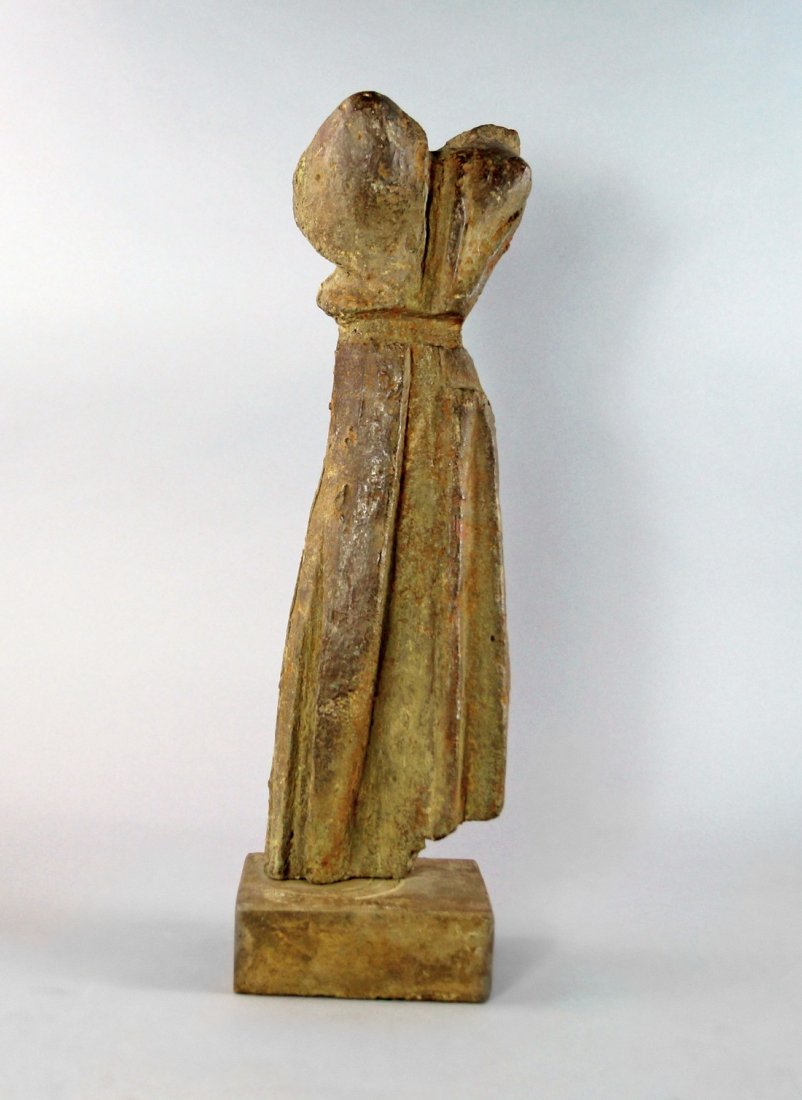 John Bridgeman, British 1916-2004- Draped torso; cement: John Bridgeman, British 1916-2004- Draped torso; cement fondue, height, 47.5cm, (may be subject to Droit de Suite) Provenance: Purchased from Anthony Hepworth Fine Art, Bath in 2005