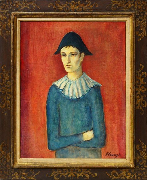 Elmyr de Hory, Hungarian 1906-1976- Hommage to Picasso;: Elmyr de Hory, Hungarian 1906-1976- Hommage to Picasso; oil on canvas, signed, 60x46cm, (may be subject to Droit de Suite)