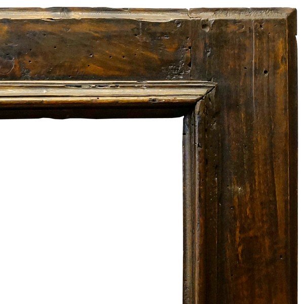 An Italian Cassetta Frame, late 16th/early 17th: An Italian Cassetta Frame, late 16th/early 17th century, with cavetto sight, torus, plain frieze and reverse hollow back edge, 73x55.5cm