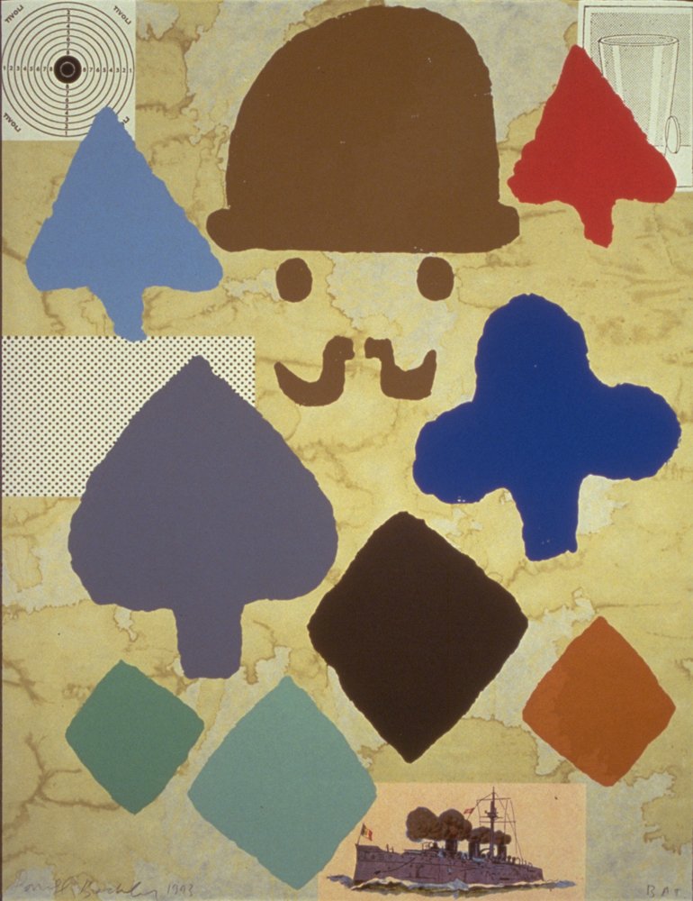 Donald Baechler (born 1956) Brown Hat, 1993 (1 of 2)