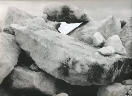 Tacita Dean (born 1965) Salt Dolmen, 2012: Tacita Dean (born 1965) Salt Dolmen, 2012 photograph, hand-painted gouache 12 x 9.5 inches 30.5 x 24.1 cm Edition 16/35 numbered, signed and dated on back lower right corner. Berlin-based artist Tacit