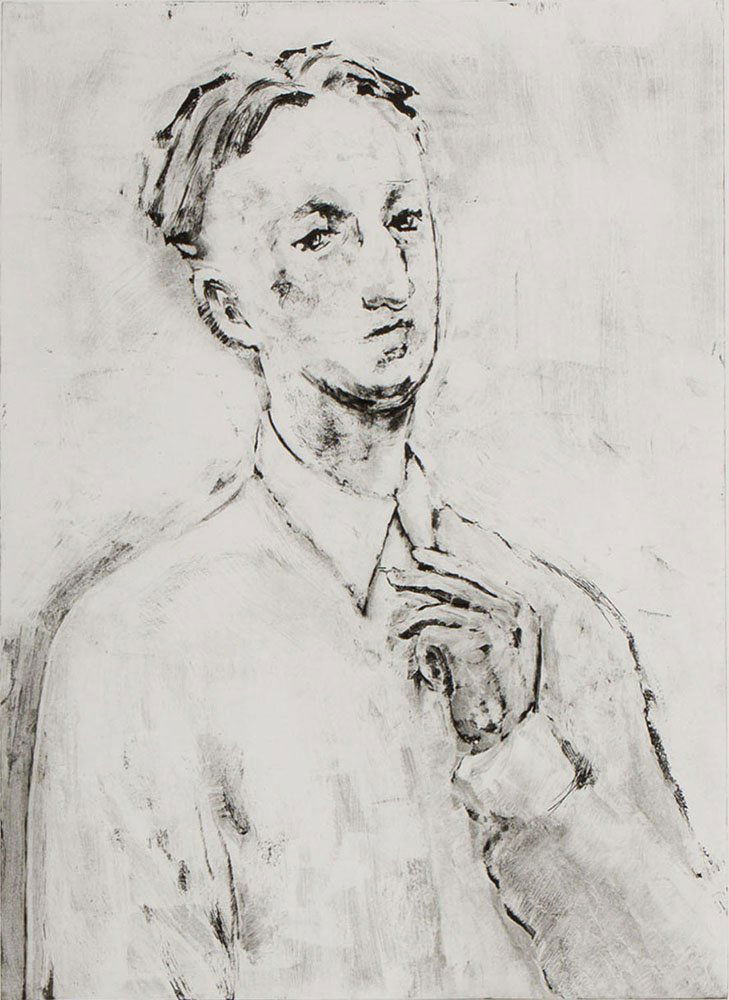 Katsura Funakoshi (born 1951) Dancer—Moon, 1990: Katsura Funakoshi (born 1951) Dancer—Moon, 1990 soap ground, drypoint 41.4 x 31.75 x 0 inches: image 105.2 x 80.6 x 0 cm 43 x 34 x 1.5 inches: frame 109.2 x 86.4 x 3.8 cm Edition 23/30 signed and da