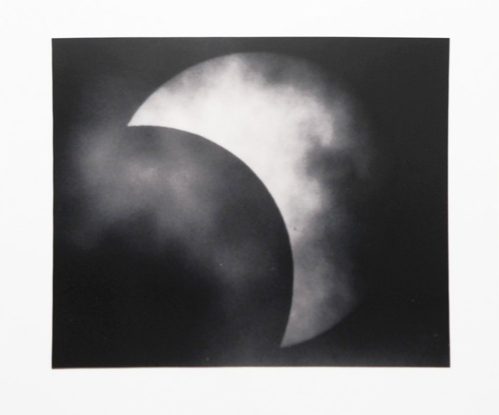Thomas Ruff (born 1958) Ex Libris, 2004: Thomas Ruff (born 1958) Ex Libris, Atlas zum Lehrbuch der kosmischen Physik, with print Sonnenfinsternis, 2004, mounted loosely in the front cover of the book black-and-white photograph with hardcover