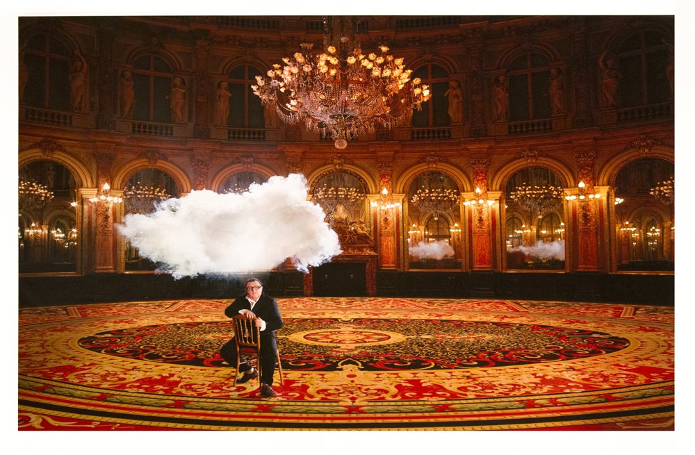 Berndnaut Smilde (born 1978) Alber Elbaz: Iconoclouds,: Berndnaut Smilde (born 1978) Alber Elbaz: Iconoclouds, 2013 digital c-print 15.75 x 23.62 inches 40 x 60 cm Edition 4/50 artist and printer chops on right front unframed. Dutch artist Berndnaut Smilde