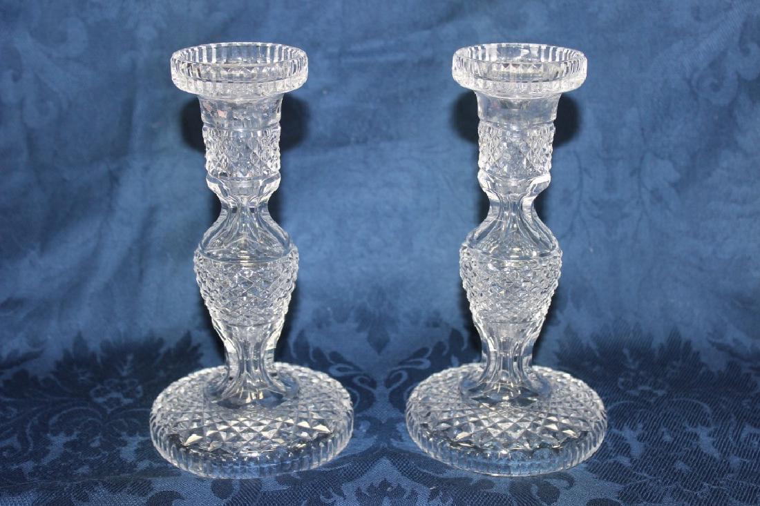 Pair of Waterford Crystal Candlesticks (1 of 3)