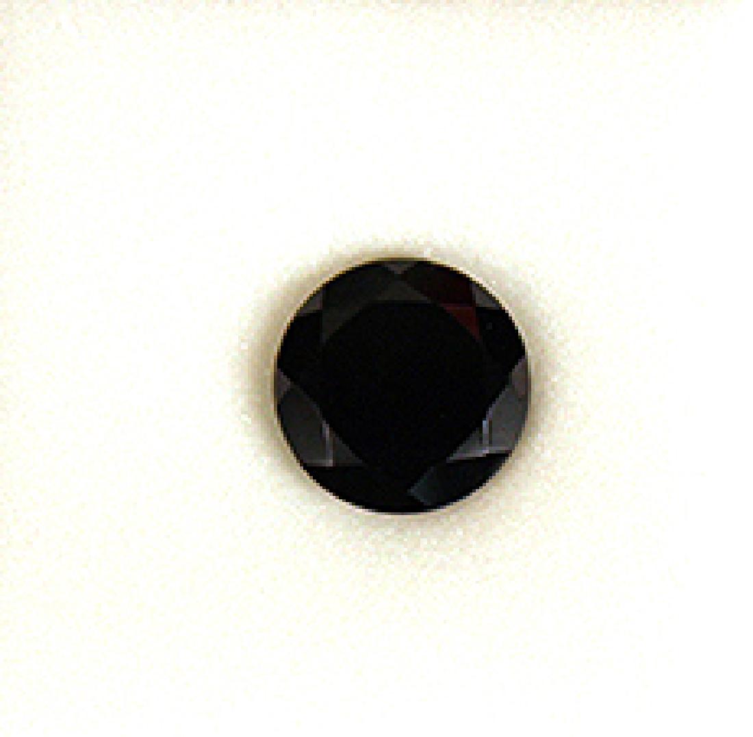 4.00 CT MIN 10MM Black Spinel Gemstone: 4.00 CT MIN 10MM round Black Spinel gemstone.