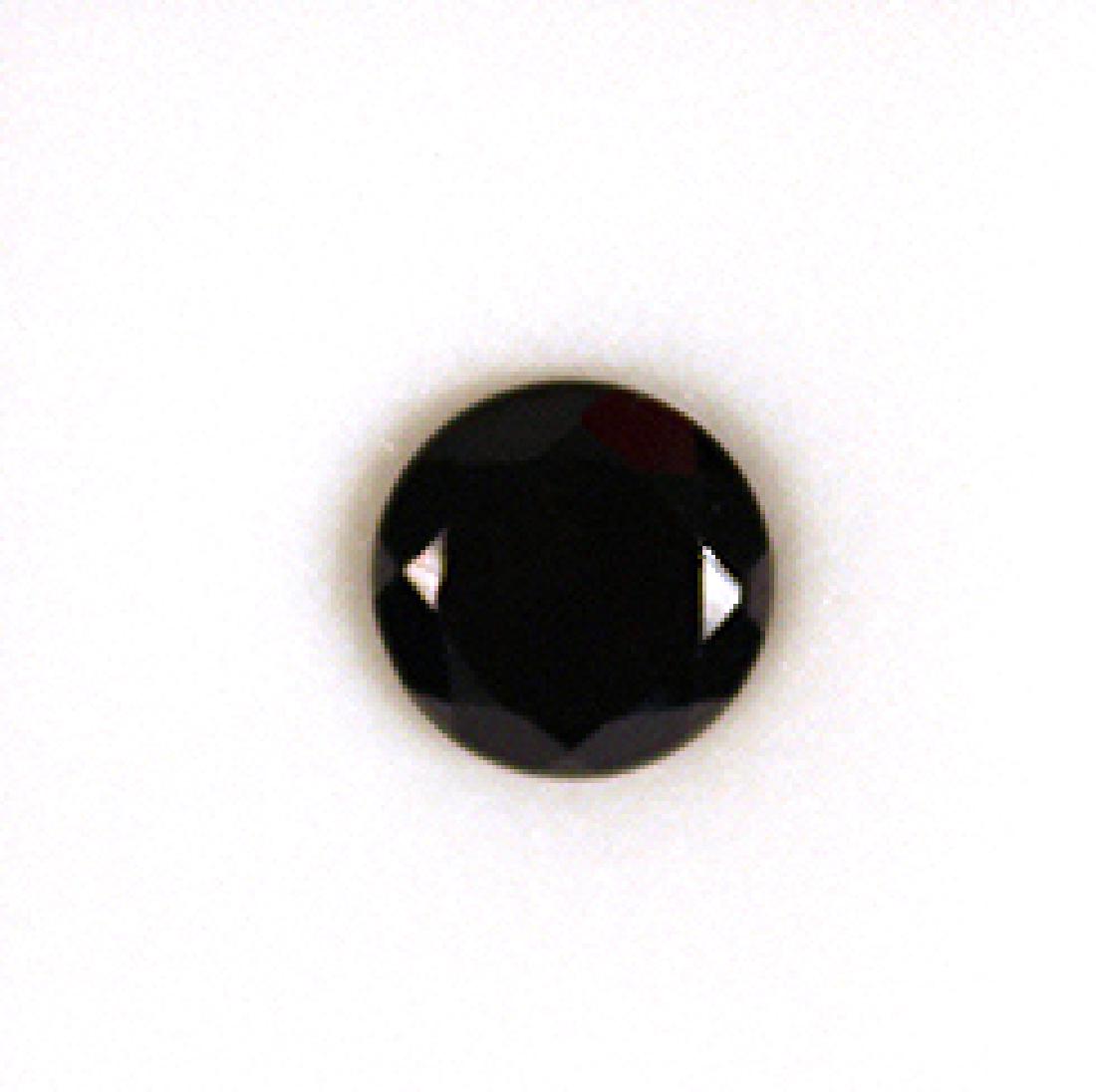 4.00 CT MIN 10MM Black Spinel Gemstone: 4.00 CT MIN 10MM round Black Spinel gemstone.