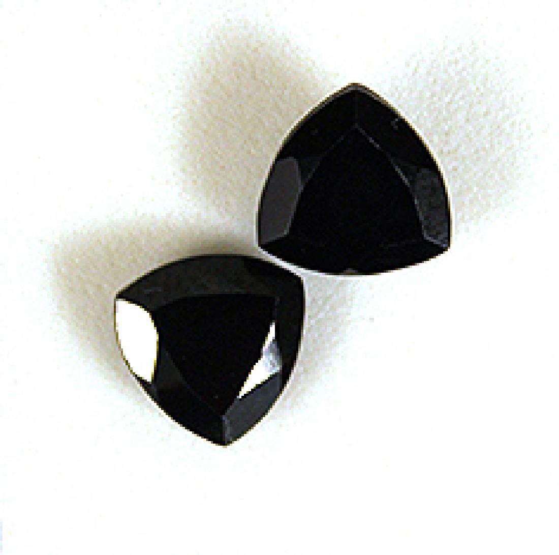 3.00 CT MIN 8x8MM Black Spinel Gemstones, Set of 2 (1 of 3)