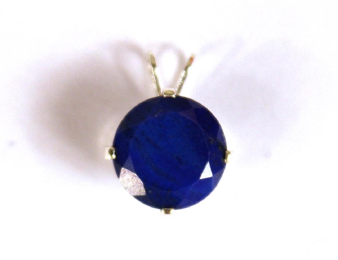 2.15 CT MIN 10MM Lapis Lazuli Gemstone in Pendant (1 of 4)