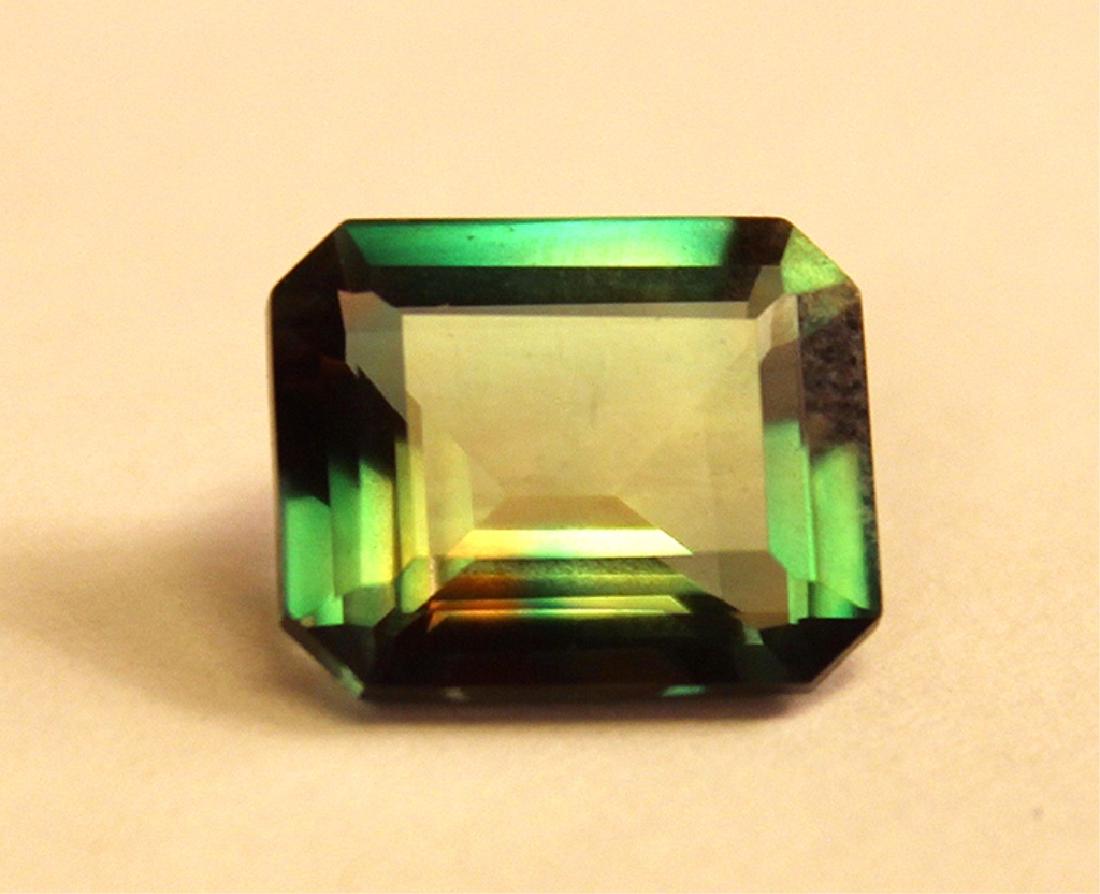 5.11 CT Green Andesine Labradorite Gemstone: 5.11 CT 12.06x9.99MM EC Green Andesine Labradorite gemstone.